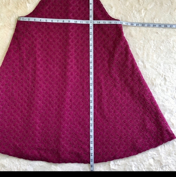 Maroon Flame Halter Dress - Picture 3 of 4